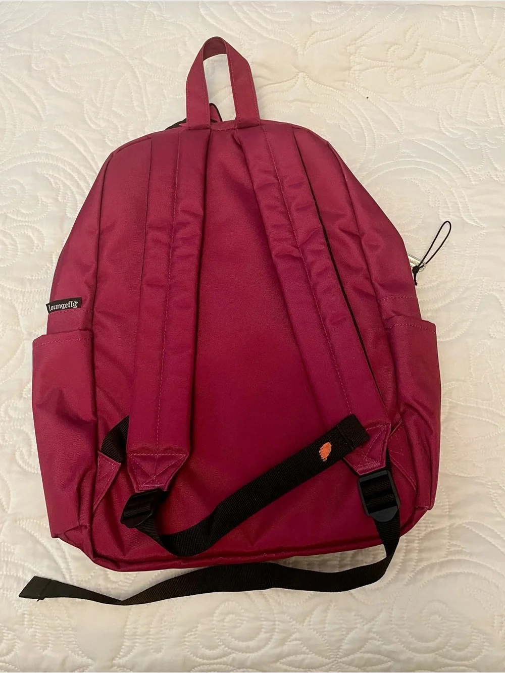 Disney x Loungefly Cheshire Cat Pink & Magenta Backpack - Picture 5 of 11